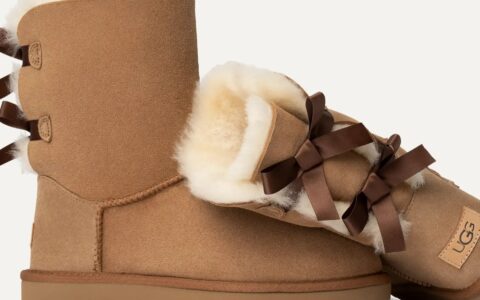 UGG Bailey Bow II 经典双蝴蝶结 皮毛一体 女式雪地靴特卖+包邮！2色 多码可选