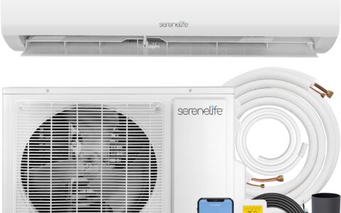 历史最低价！SereneLife 12000 BTU 四合一 超静音 分体式智能空调特卖+包邮！