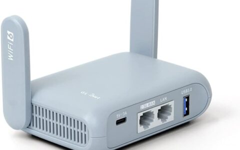 GL.iNet GL-MT3000 (Beryl AX) 袖珍型 Wi-Fi 6 便携式 迷你路由器特卖+包邮！