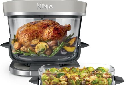 历史低价！Ninja Crispi Pro 6合1 透明玻璃空气炸锅特卖+包邮！