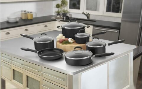 Cuisinart 美膳雅 55-11BK 高级不粘锅具 11件套 超值特卖+包邮！