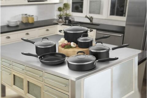 Cuisinart 美膳雅 55-11BK 高级不粘锅具 11件套 超值特卖+包邮！