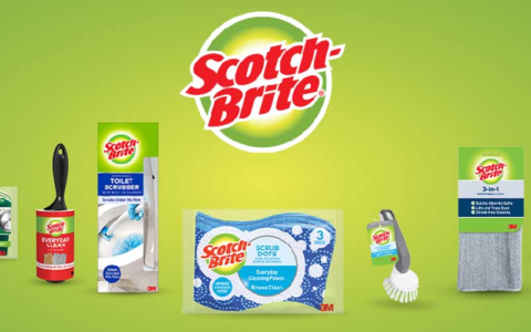 Scotch-Brite 洗碗刷/海绵/清洁剂/去毛滚筒等清洁产品特卖 + 额外8.5折！