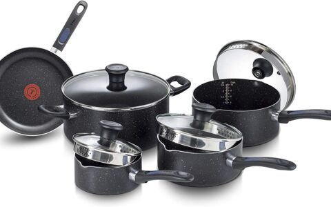 T-fal B292S974 Signature系列 9件套 红点不粘锅具套装特卖+包邮！