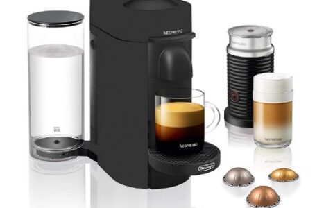 手慢无！ 史低！Nespresso 雀巢Vertuo Plus 意式胶囊咖啡机带奶沫机套装闪卖+包邮！