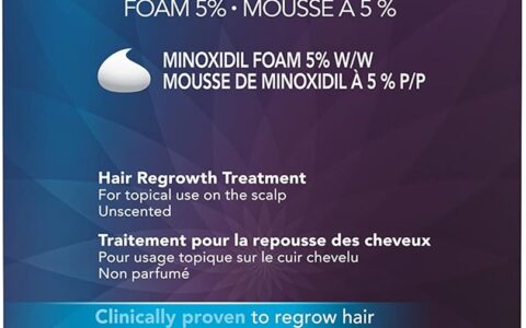 Rogaine 落健 女士专用 + 男士专用 防脱增发 生发泡沫特卖！Rogaine 落健 5%米诺地尔 防脱增发 女士生发泡沫（2x60g）特卖+包邮！