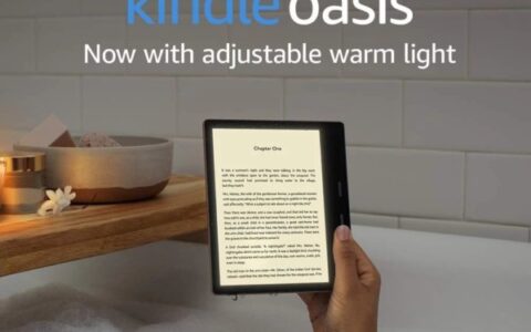 Kindle Oasis 旗舰版7英寸超清电子书阅读器+包邮！真正的纸张感觉 带可调背光！