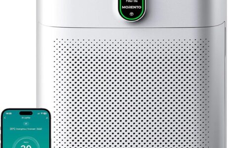 超低价！MORENTO PM2.5 实时监测 大空间 智能高效空气净化器特卖+包邮！