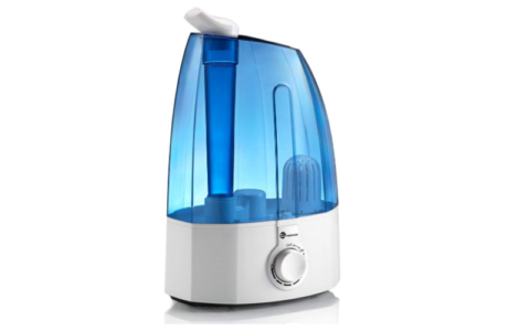 超多好评的 TaoTronics 3.5升大容量超声波雾化加湿器特卖+勾选coupon再减！360°旋转喷雾