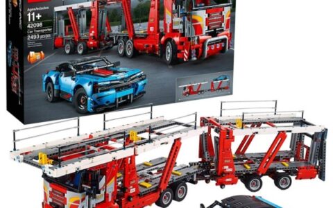 LEGO 乐高 42098 汽车运输车（2493pcs）特卖+包邮！一盒两种玩法