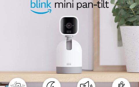 历史最低价！Blink Mini Pan-Tilt 360°旋转 全方位高清智能监控摄像头特卖！双向通话，运动检测！