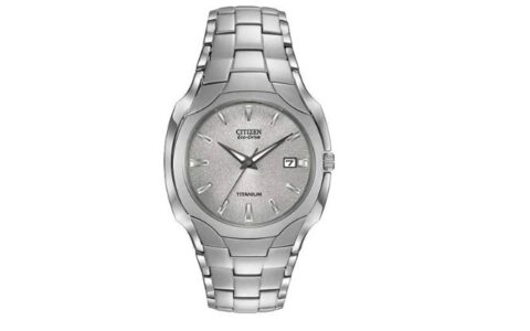 历史新低！永远不需要电池！Citizen 日本西铁城 Eco-Drive 超级钛光动能男式腕表/手表特价+包邮！