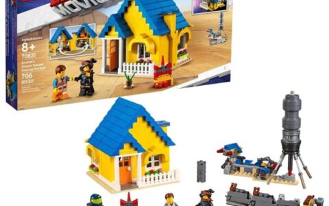 手慢无！LEGO 乐高 2019年新品艾米特的梦幻飞屋和救援火箭特卖+包邮！706块