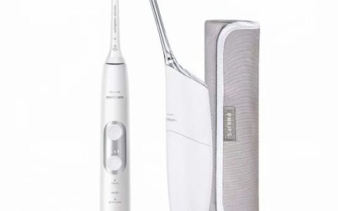 历史最低价！Philips 飞利浦 6100 声波震动牙刷+Airfloss Pro 水牙线套装闪卖+包邮！