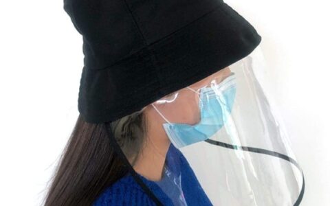 多方面保护！这款男女通用的连帽防护面罩热卖！去超市购物防飞沫的好装备