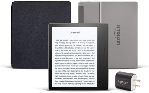 Kindle 旗舰版 Oasis 电子书阅读器+亚马逊专用皮套+电源套装超值特卖+包邮！