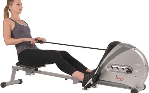 黑五史低价！宅家健身！Sunny Health & Fitness SF-RW5606 弹性绳划船机特卖+包邮！