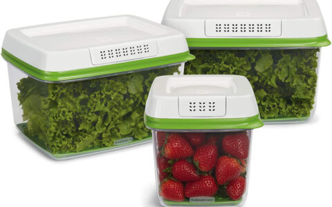 让蔬果存放更长久！Rubbermaid 保鲜盒3件套装特卖！