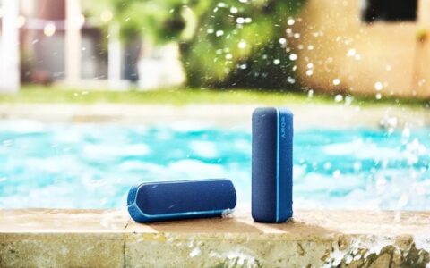 历史最低！SONY 索尼 SRS-XB22 便携防水防尘无线蓝牙重低音音箱特卖+包邮！黑，蓝，灰三色可选