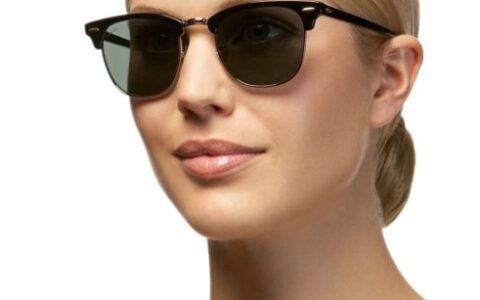 适合亚洲人脸型！Ray-Ban 雷朋 RB3016 经典 Clubmaster Square 太阳镜特卖+包邮！