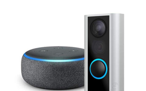 新低！家居安全必备！Ring 可视门铃 + Echo Dot 智能音箱超值套装特卖+包邮！