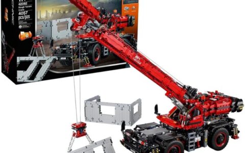 LEGO 乐高 42082 复杂地形起重机（4057 块）特卖+包邮！