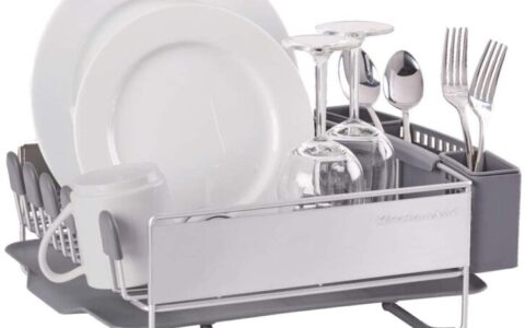新低！KitchenAid 实用紧凑型碗架KNS896BXGRA特卖+包邮！