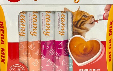 Catit  可舔猫咪零食/猫条 4种口味（80条装）特卖！奶油鸡肉肝脏/金枪鱼/三文鱼/鸡肉虾味
