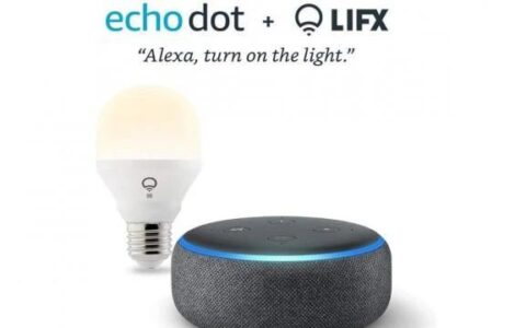 史低！亚马逊 Echo Dot 第三代智能家居语音机器人 + LIFX 无线智能灯泡特卖+包邮！4色可选