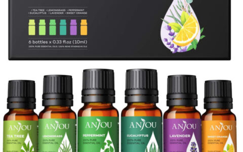 白菜价！Anjou 纯天然治疗级香薰精油6件套礼盒特卖！勾选coupon再减5加元