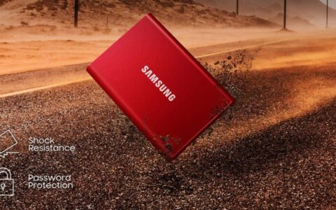 历史低价！Samsung 三星 SSD T7 500GB 便携式移动固态硬盘特卖+包邮 !  3色可选！