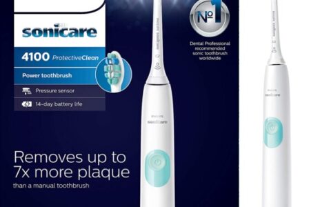 历史低价！Philips 飞利浦 Protectiveclean 4100 声波电动牙刷特价+包邮！白色！