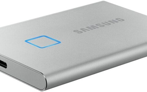 Samsung 三星 SSD T7 指纹解锁 1TB 移动固态硬盘特卖+包邮！2色可选！
