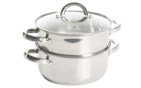 Oster 3夸脱双层不锈钢蒸锅特卖+包邮 ! 带盖