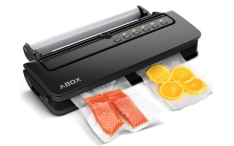 新低！ABOX 五合一真空食物保鲜机半价+包邮！需要输入优惠码