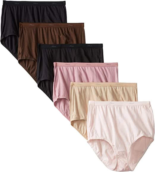 Hanes Women's Core Cotton Brief Panty-Neutrals, Assorted (Pack of 6): Amazon.ca: Clothing & Accessories