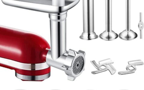 KitchenAid厨师机专用！iVict 全金属绞肉/灌肠通用配件 特卖+包邮！轻松绞肉馅，做香肠 !