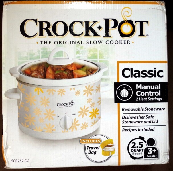 Rare,Vintage,Daisy Crock Pot 2.5 Qt Slow Cooker Vintage Model SCR252-DA Designer | Slow cookers, Slow cooker crock pot, Crockpot