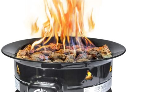 Outland Living Firebowl 893 58,000 BTU 豪华便携式户外丙烷气体火盆特卖+包邮！带盖子和携带套件