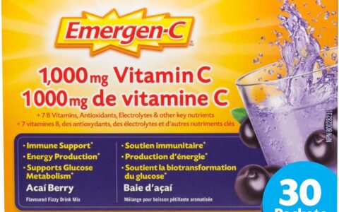提高免疫力！多款 Emergen-C 维生素C泡腾冲剂特卖！纯自然不含人工甜味剂