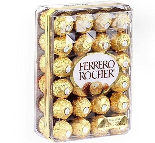 FERRERO ROCHER FINE HAZELNUT CHOCOLATE CANDY 48 INDIVIDUALLY GOLD WRAPPED BOX in 2020 | Bulk chocolate, Chocolate hazelnut, Chocolate candy