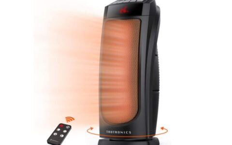 Taotronics 1500W 便携式加热器/电暖器特卖（点击coupon再减）+包邮！12小时定时，过热保护