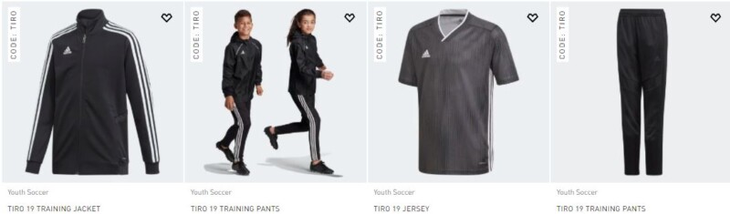 阿迪达斯adidas 官网精选经典系列tiro三条杠成人儿童服饰全部半价特卖 服装鞋包 天天打折网