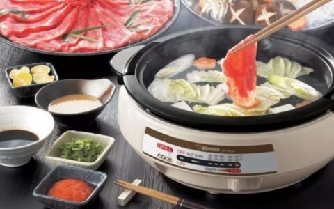 Zojirushi 象印 EP-PBC10 多功能电火两用锅特卖+包邮！火锅、炖煮、烤肉三合一