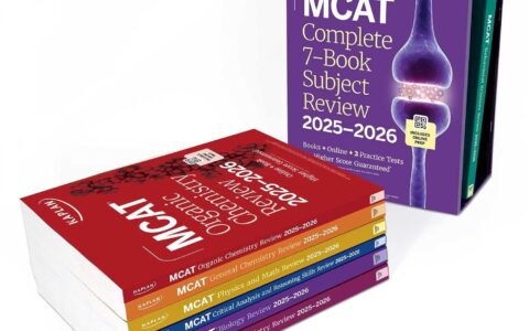 北美医学院入学考试 MCAT 7本 完整科目复习资料（2025-2026）特卖+包邮！