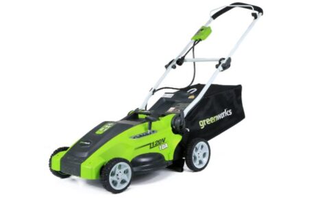 Greenworks 25142 10安培16英寸 二合一电动割草机特卖+包邮！