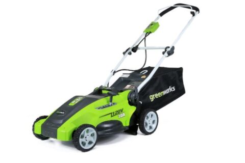 Greenworks 25142 10安培16英寸 二合一电动割草机特卖+包邮！