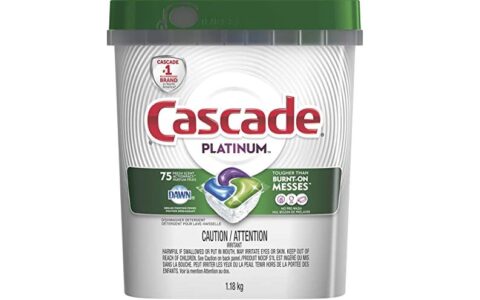 Cascade 洗碗机专用 platinum 洗涤块特卖！ 75粒，清新香味