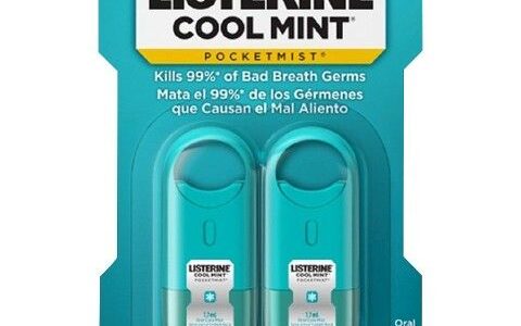 随时口气清新！Listerine 便携式薄荷口腔喷雾2只装特卖！