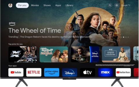 历史低价！TCL 50英寸 Q65 QLED 4K超高清智能电视特卖+包邮！